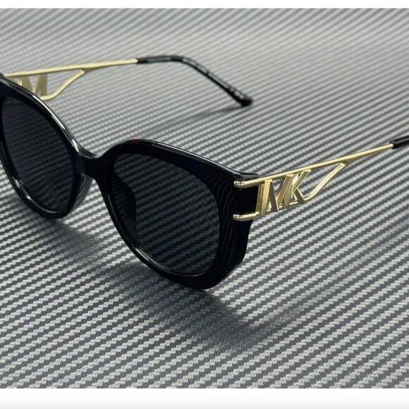 MK Black 53mm Womens Black Gold Sunglasses main image 5